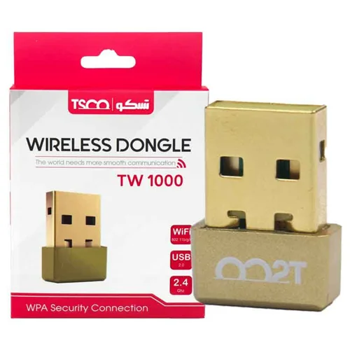 دانگل USB بی سیم شبکه تسکو مدل TW 1000