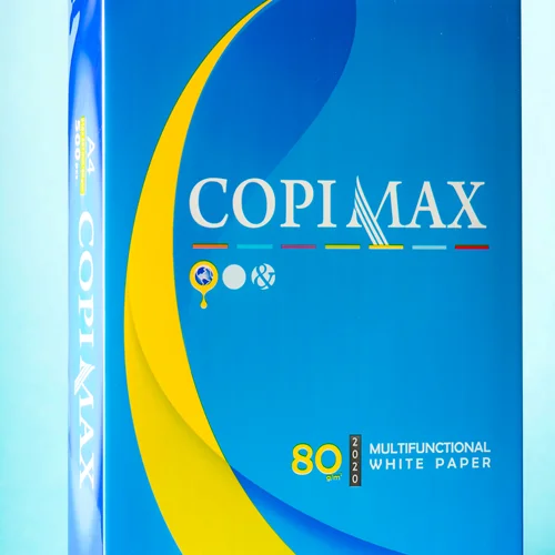 کاغذ کپی مکس 80 گرم نوین جلد آبی COPIMAX A4