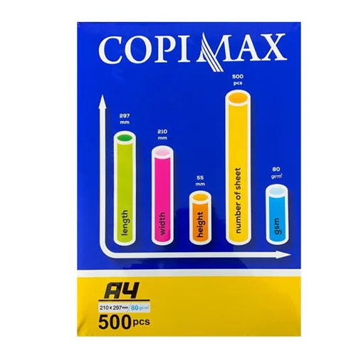 کاغذ کپی مکس 80 گرم نوین COPIMAX A4