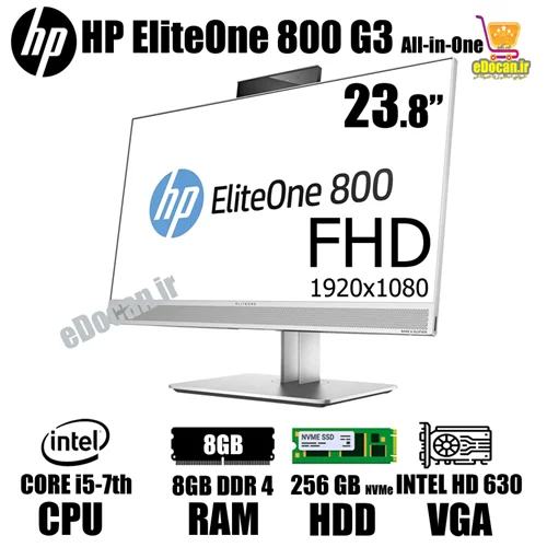 آل این وان استوک 24 اینچ بدون فریم اچ پی HP EliteOne 800 G3 Frameless AIO