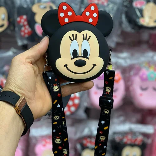 کیف رودوشی سیلیکونی مدل میکی موس سایز کوچک کد 4