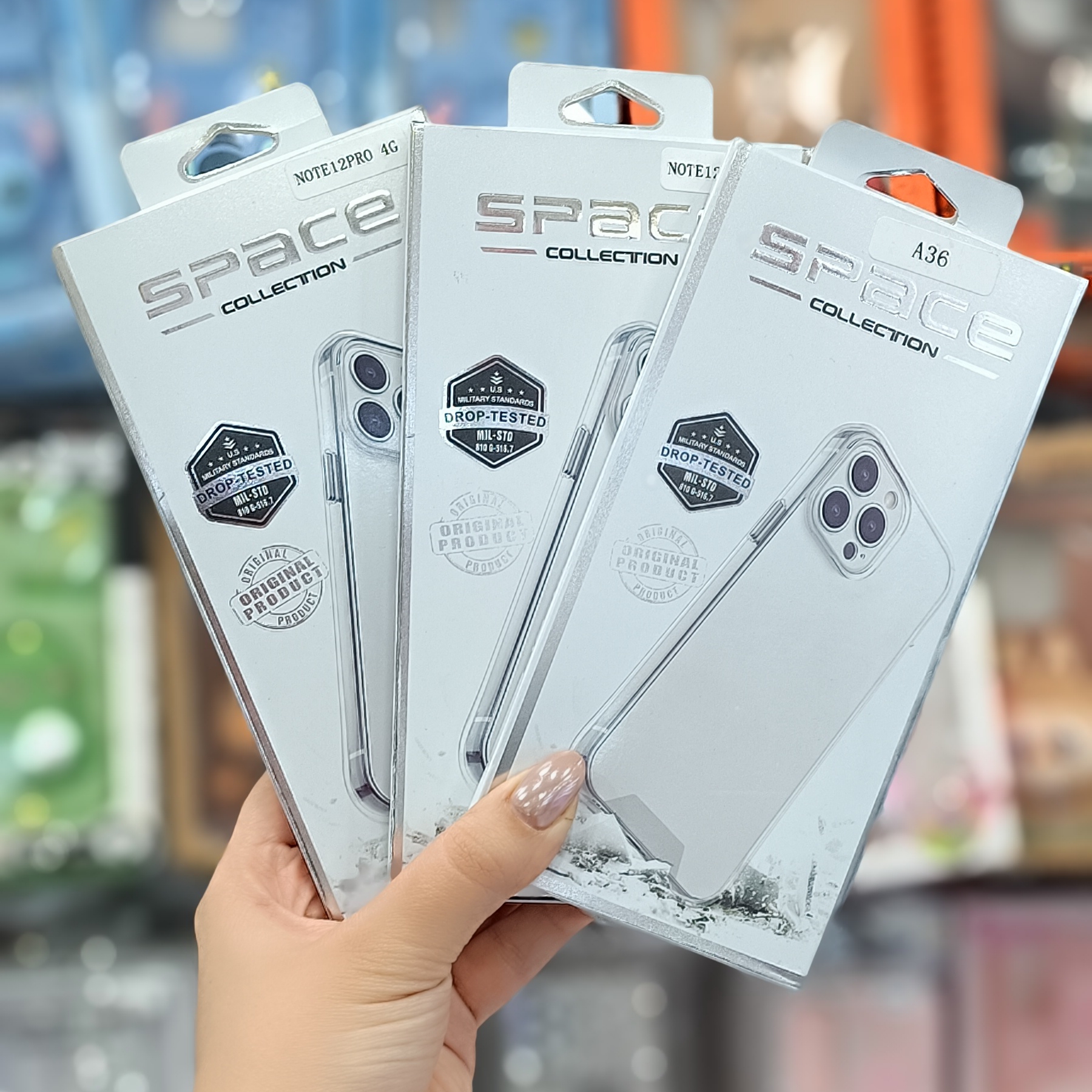 قاب شفاف space سامسونگ شیائومی