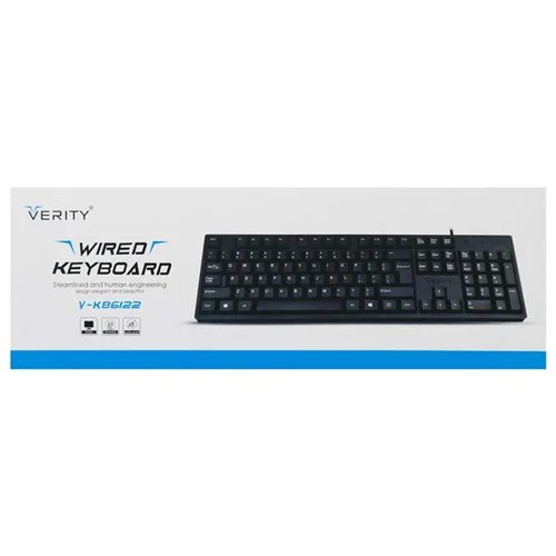 کیبورد باسیم VERITY V-KB6122