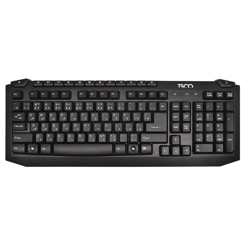 کیبورد با سیم تسکو مدل TSCO TK 8024 PS2