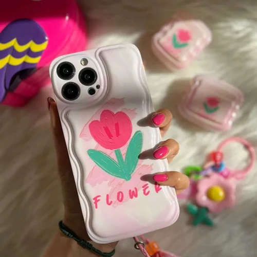 قاب flower با آویز گل آیفون 11