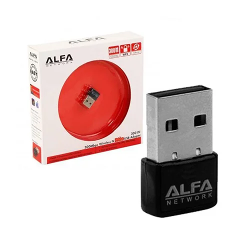 کارت شبکه USB بی سیم آلفا مدل ALFA 3001N