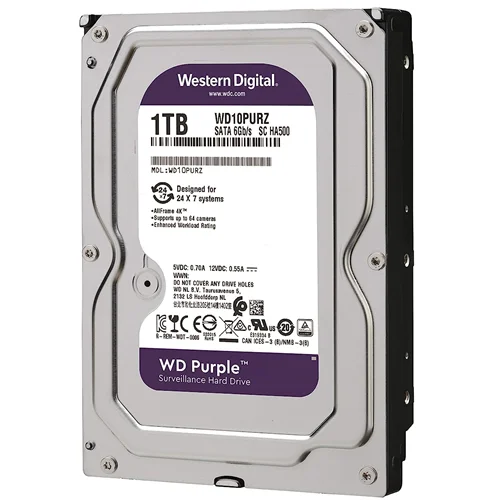 هارد اینترنال 1 ترابایت وسترن دیجیتال بنفش WD Purple