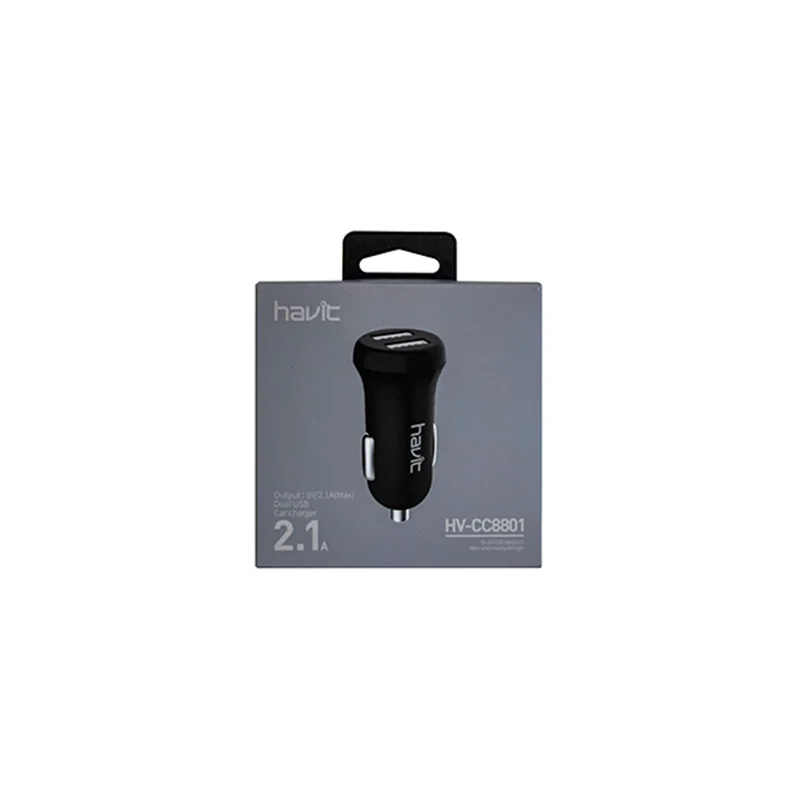 شارژر فندکی 2 پورت هویت | havit مدل HV-CC8801
