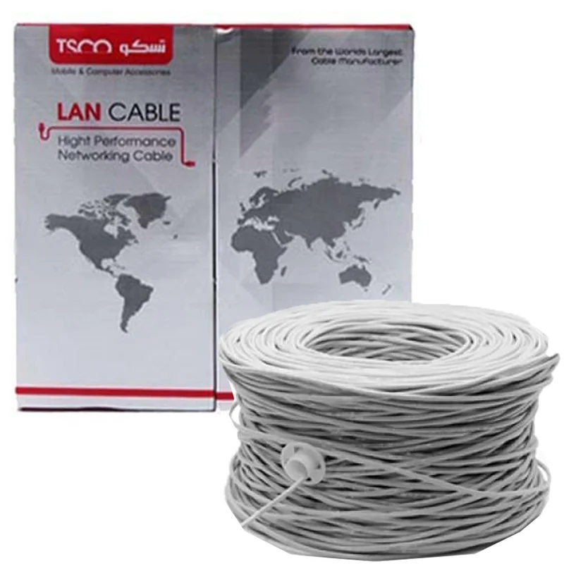 کابل شبکه تسکو کلاف 305 متری TSCO TNC 1620 CAT6 UTP