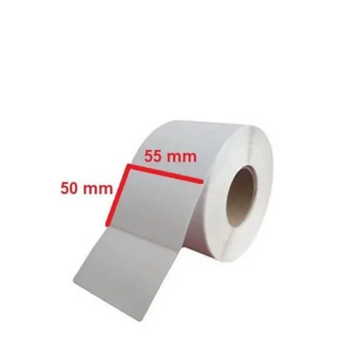 لیبل کاغذی پشت چسبدار 50*5.5 میلی متری