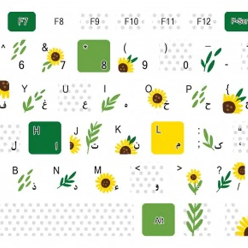 استیکرکیبورد آفتابگردان