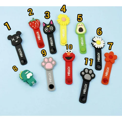 جمع کننده کابل موبایل سیلیکونی عروسکی