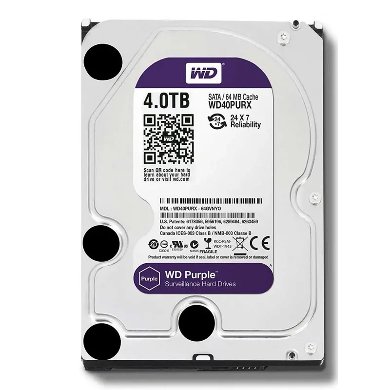 هارد اینترنال 4 ترابایت وسترن دیجیتال بنفش WD Purple