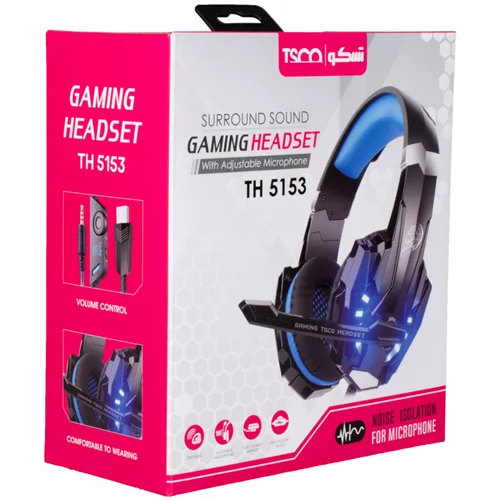 هدست گیمینگ حرفه ای تسکو مدل TSCO TH 5153