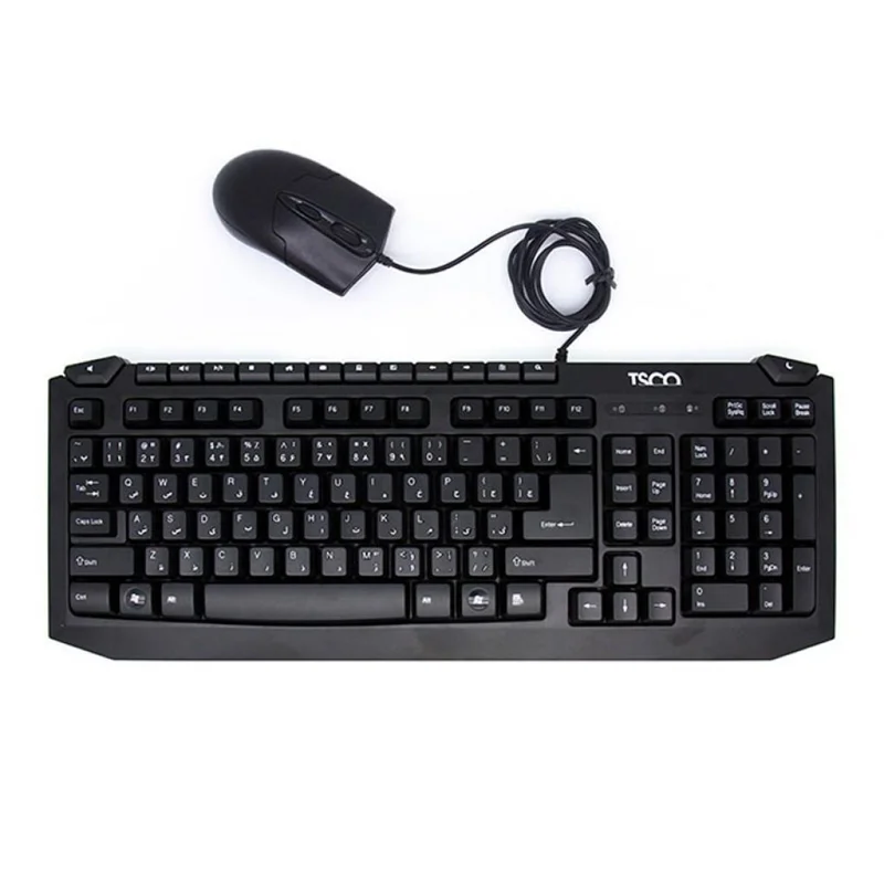 کیبورد و ماوس با سیم تسکو مدل TSCO TKM 8054N