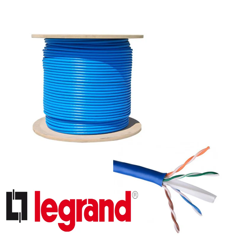 کابل شبکه لگراند کت 6 مدل 0.52 کلاف 305 متری  LEGRAND CAT6