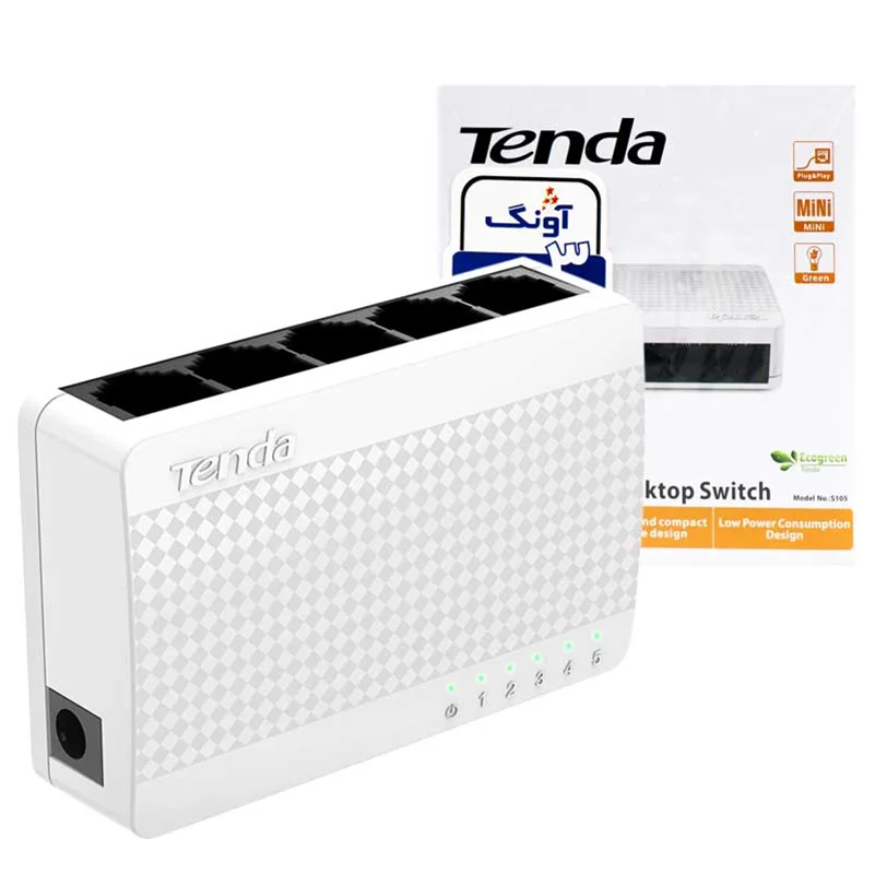 سوییچ شبکه ۸ پورت تندا Tenda S108 8Port Desktop Switch