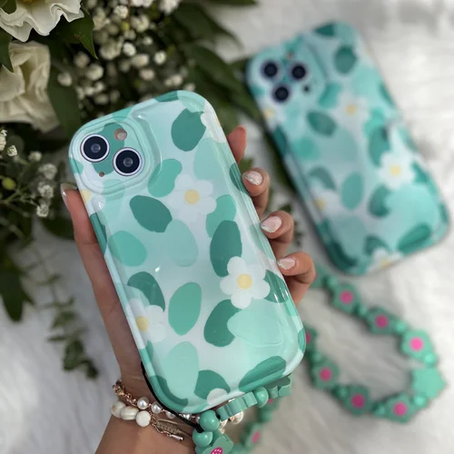 قاب گل ابرنگی با بند سیلیکونی