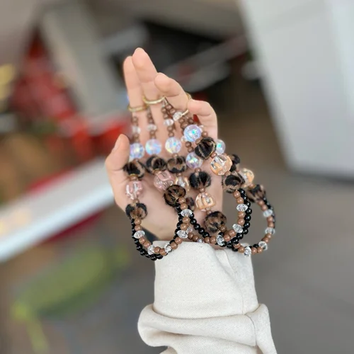 بند آویز موبایل پلنگی