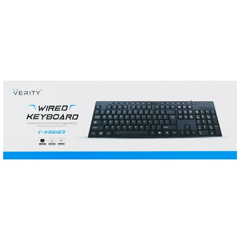 کیبورد باسیم VERITY V-KB6123