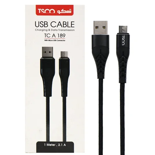 کابل شارژ موبایل میکرو تسکو TSCO TCA 189