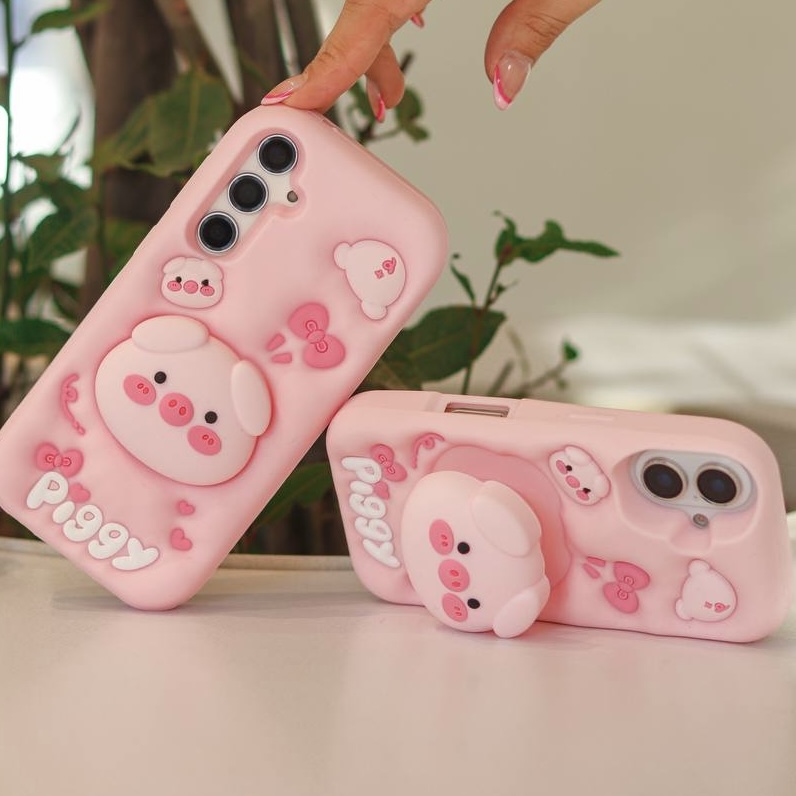 قاب خوک پاپ سوکتی سیلیکونی سامسونگ ، شیائومی