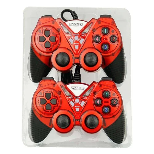 دسته بازی دوبل شوک دار مچر مدل MACHER MR-62