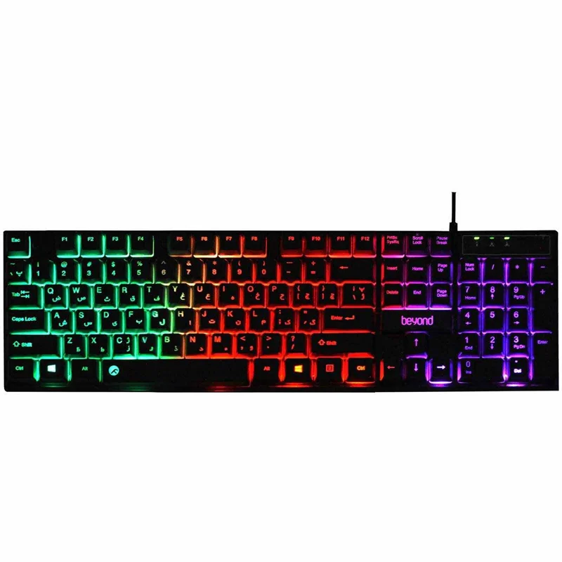 کیبورد گیمینگ بیاند مدل Beyond BK-7100
