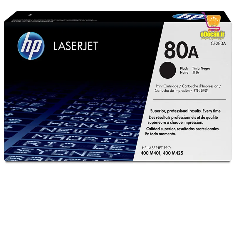 کارتریج مشکی طرح اچ پی مدل HP 80A
