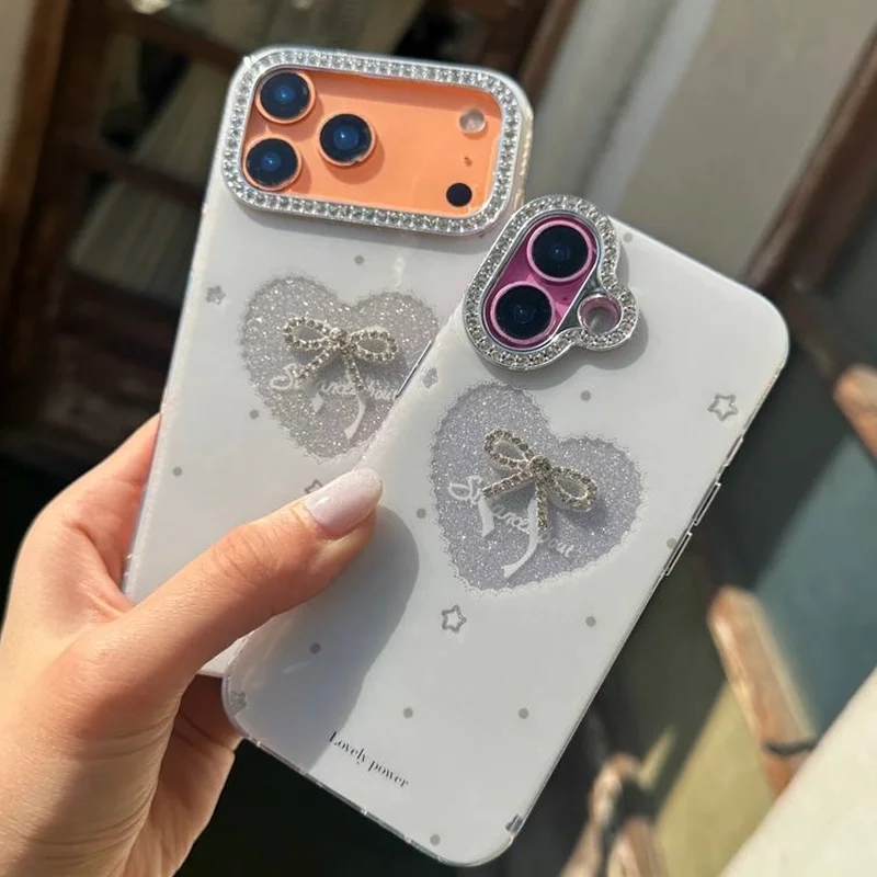 قاب قلب اکلیلی نقره ای سامسونگ ، شیائومی ، آیفون