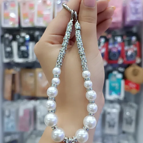 بند آویز موبایل مرواریدی