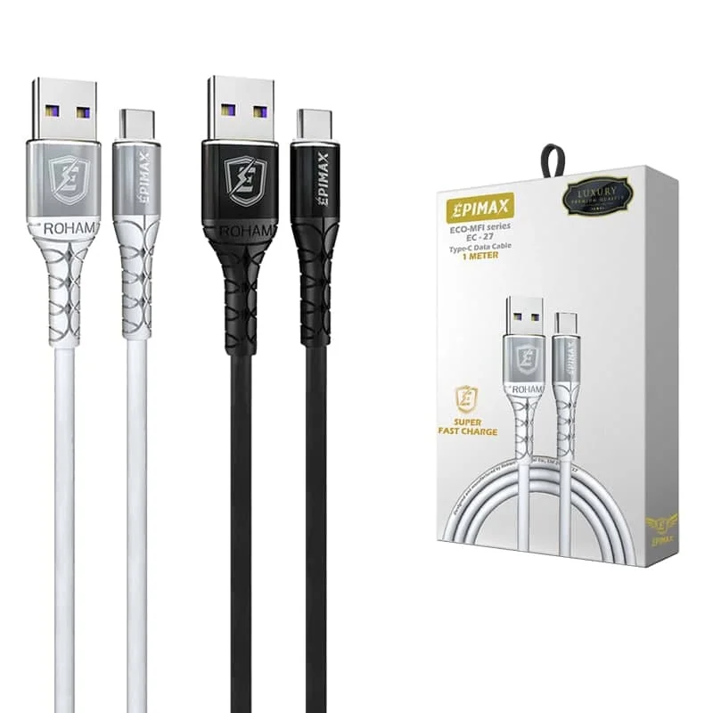 کابل شارژ موبایل تایپ سی اپیمکس EPIMAX EC-27